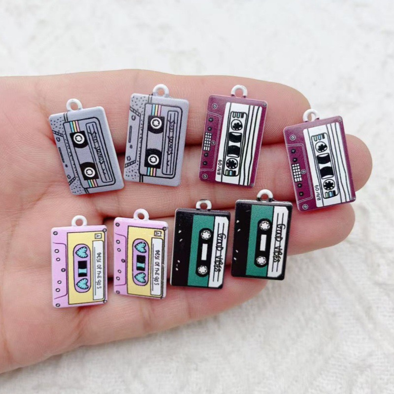 Event Party - 10pcs alloy jewelry accessories, oil drop