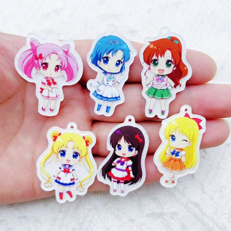 Event Party - 10pcs Acrylic Cartoon Accessories Earrings Bracelet
