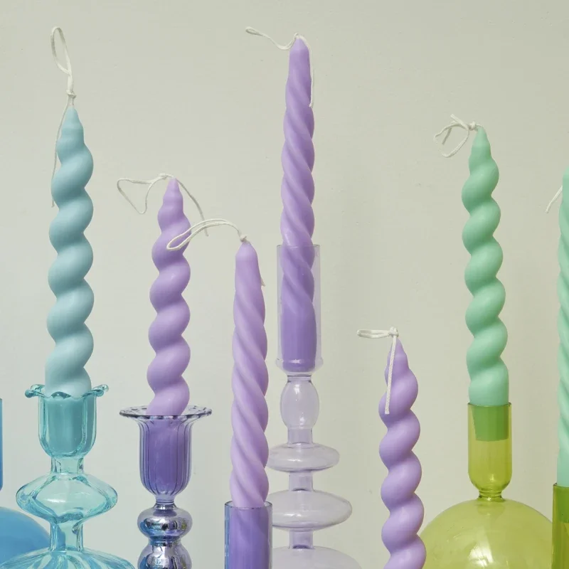 Centerpiece Stick - 2 Máy Tính Xoắn Ốc Nến