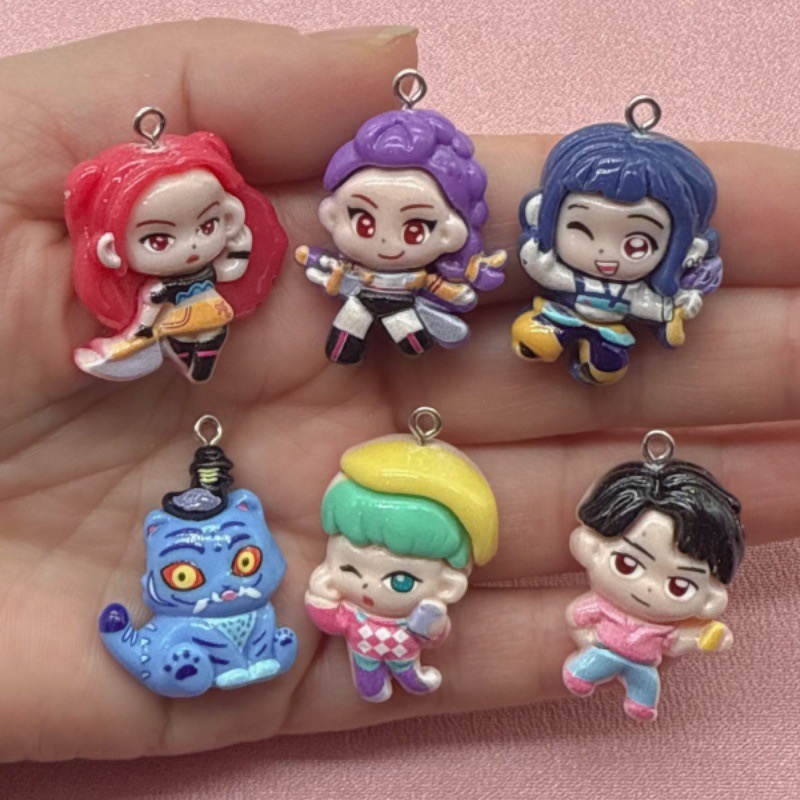 Event Party - 10pcs resin cartoon pendant, DIY jewelry