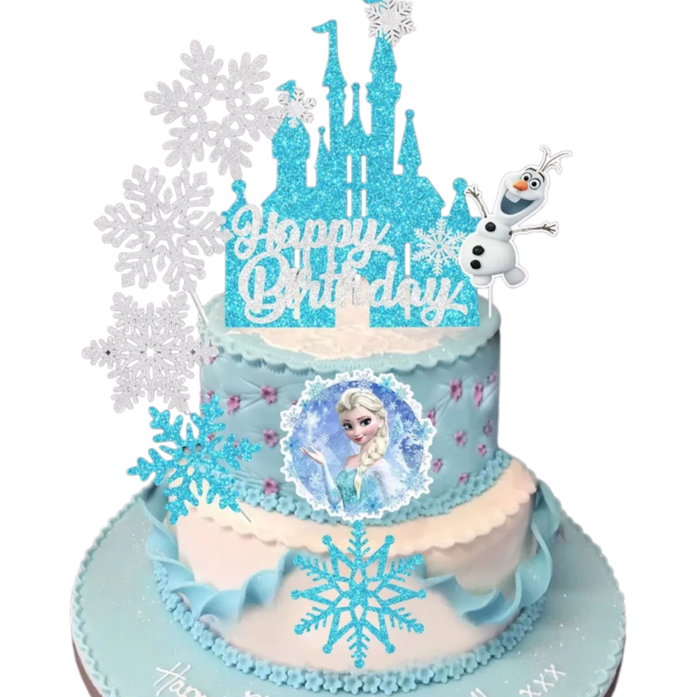 Event Z - 2026 8PCS F-r-o-z-e-n Cake Toppers Set
