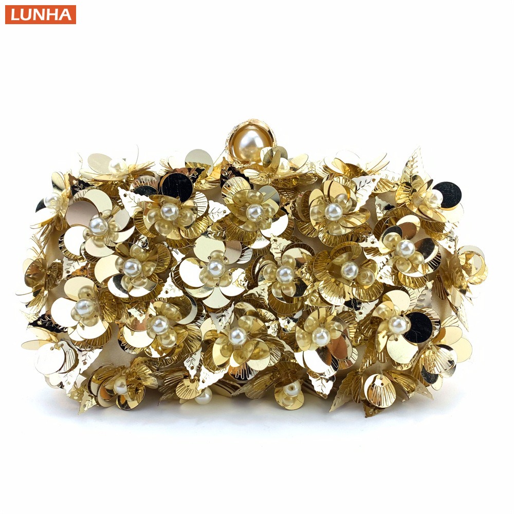 Event Party Box - Women's Luxury Pearl Clutch Box Bag