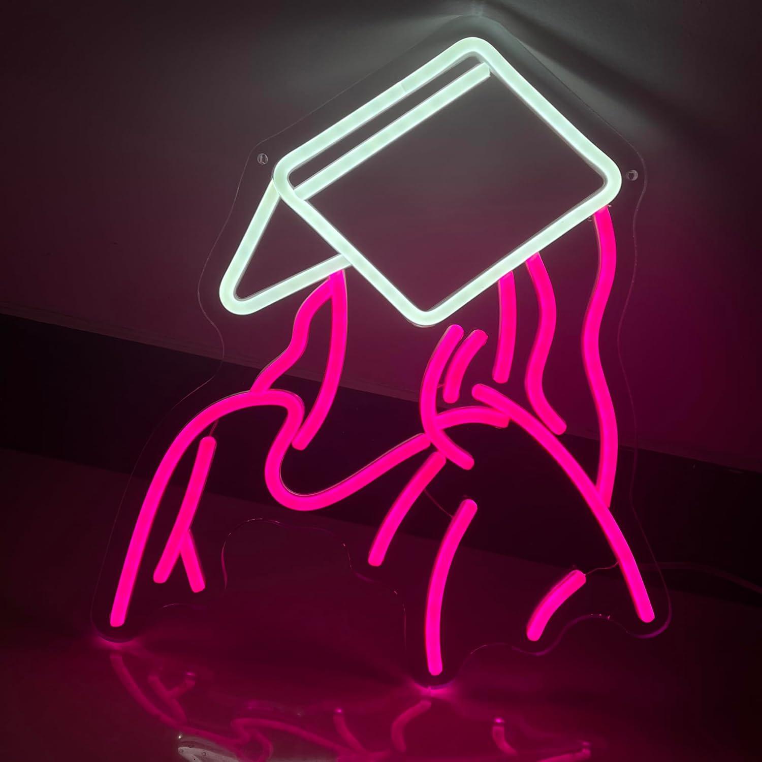 Neon Sign Party - Reading Girl Neon Sign USB Dimmable
