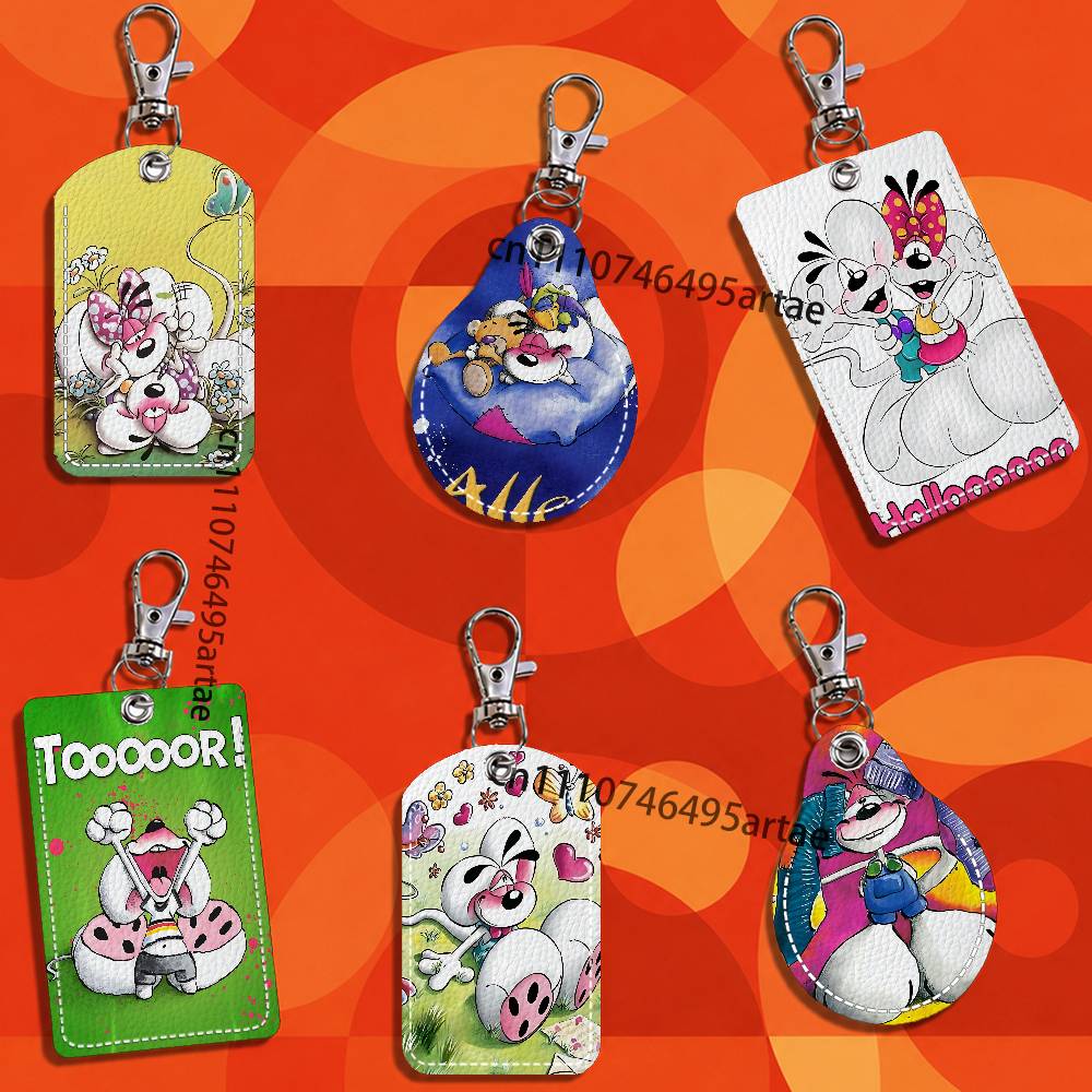 Party Favor Bag - Cartoon Mouses D-Diddl Card Keychain Fashion