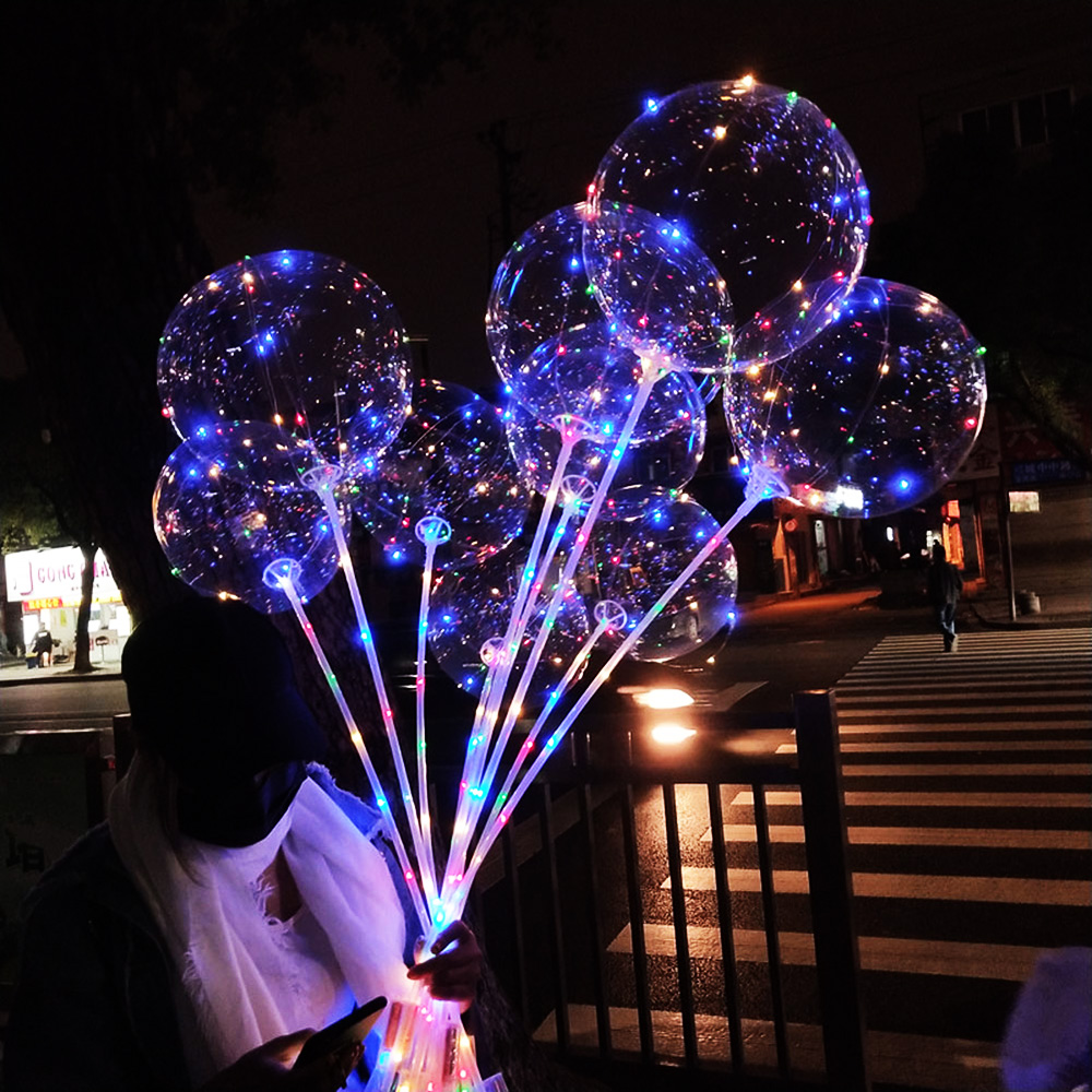 Led Balloon Light - 5/10/15/20Packs LED Light Up BoBo Balloons