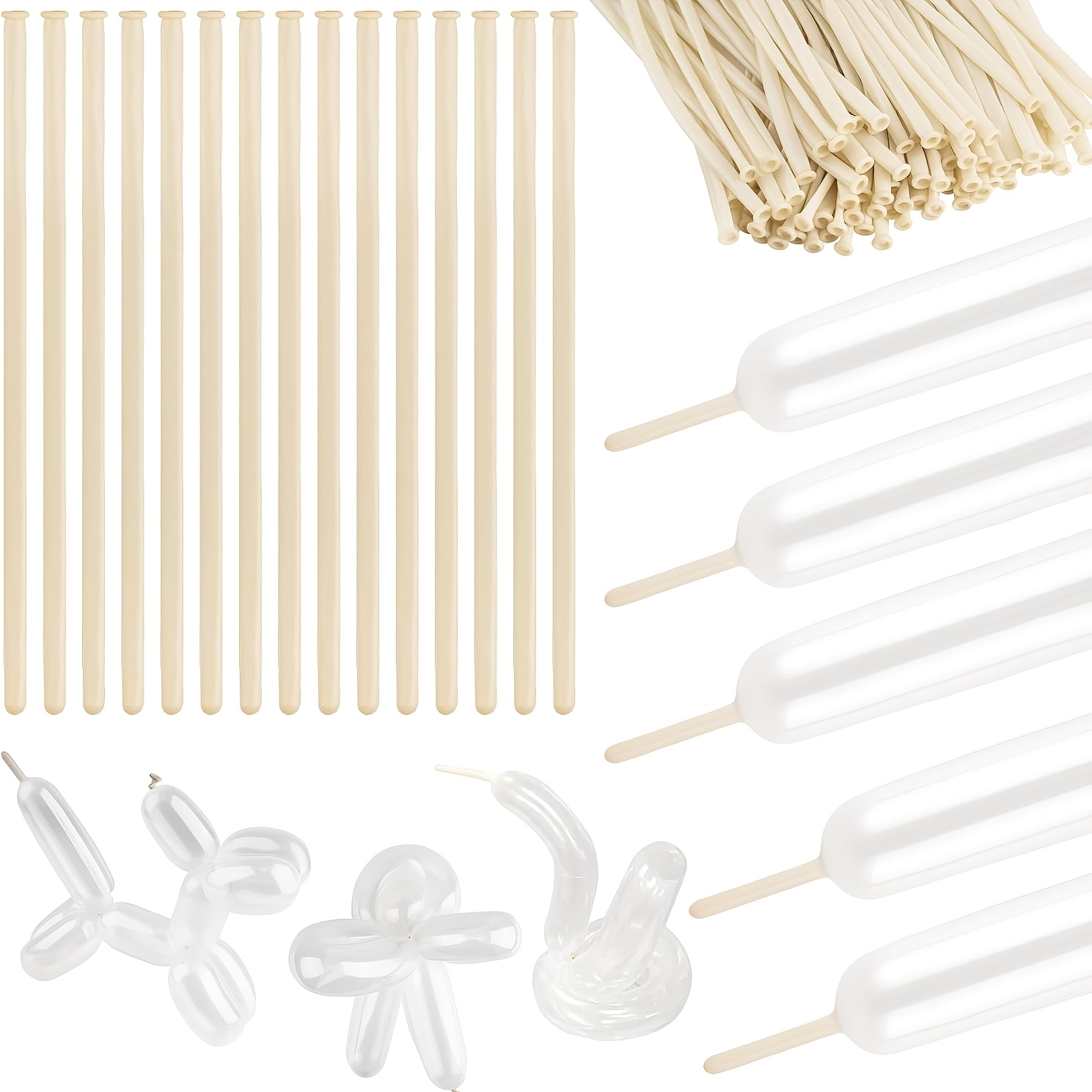 Balloon Arch Kit - Clear Long Balloons for Animals, Thickening