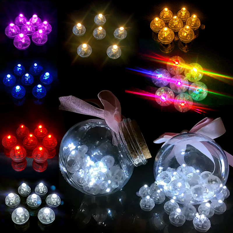 Led Balloon Light - 10Pcs Mini LED Balloon Light Colorful