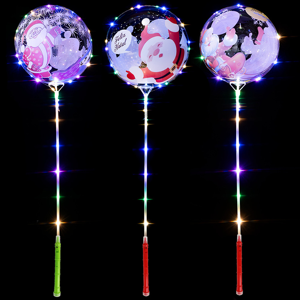 Led Balloon Light - 1-20Packs Christmas LED Light Up BoBo