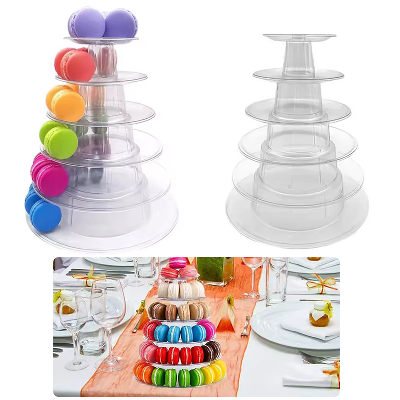 Cupcake Stand Tier - 1PC Dessert Tower Stand 6-Tier Plastic