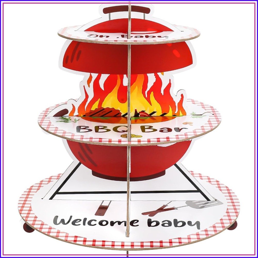 Cupcake Stand Tier - 3-Tier Paper Cake Stand for BBQ