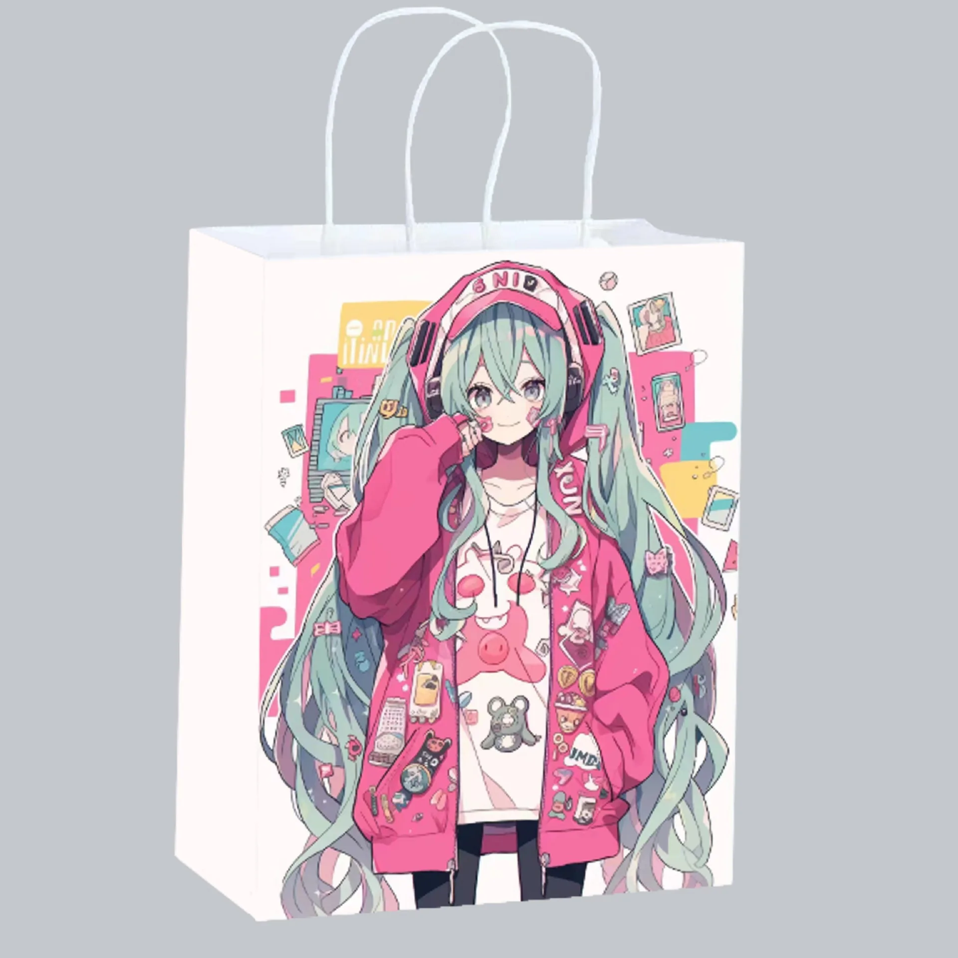 Cute Anime Hatsune Miku Paper  - đánh giá và giá Party Favor Bag