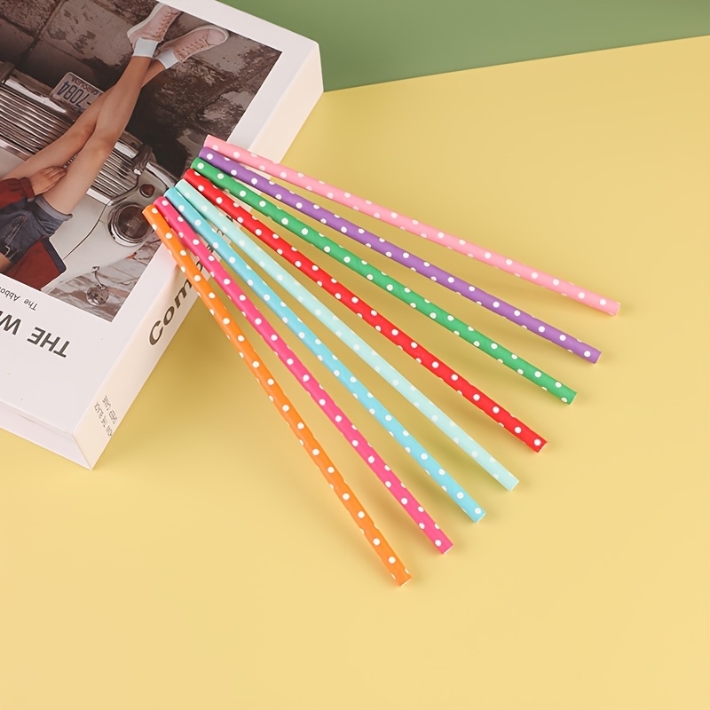 100pcs colorful disposable pap - đánh giá và giá Paper Straw Color