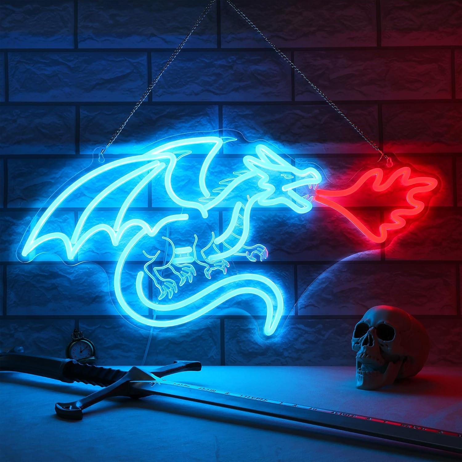 Dragon Neon Sign LED Dimmable  - đánh giá và giá Neon Sign Party