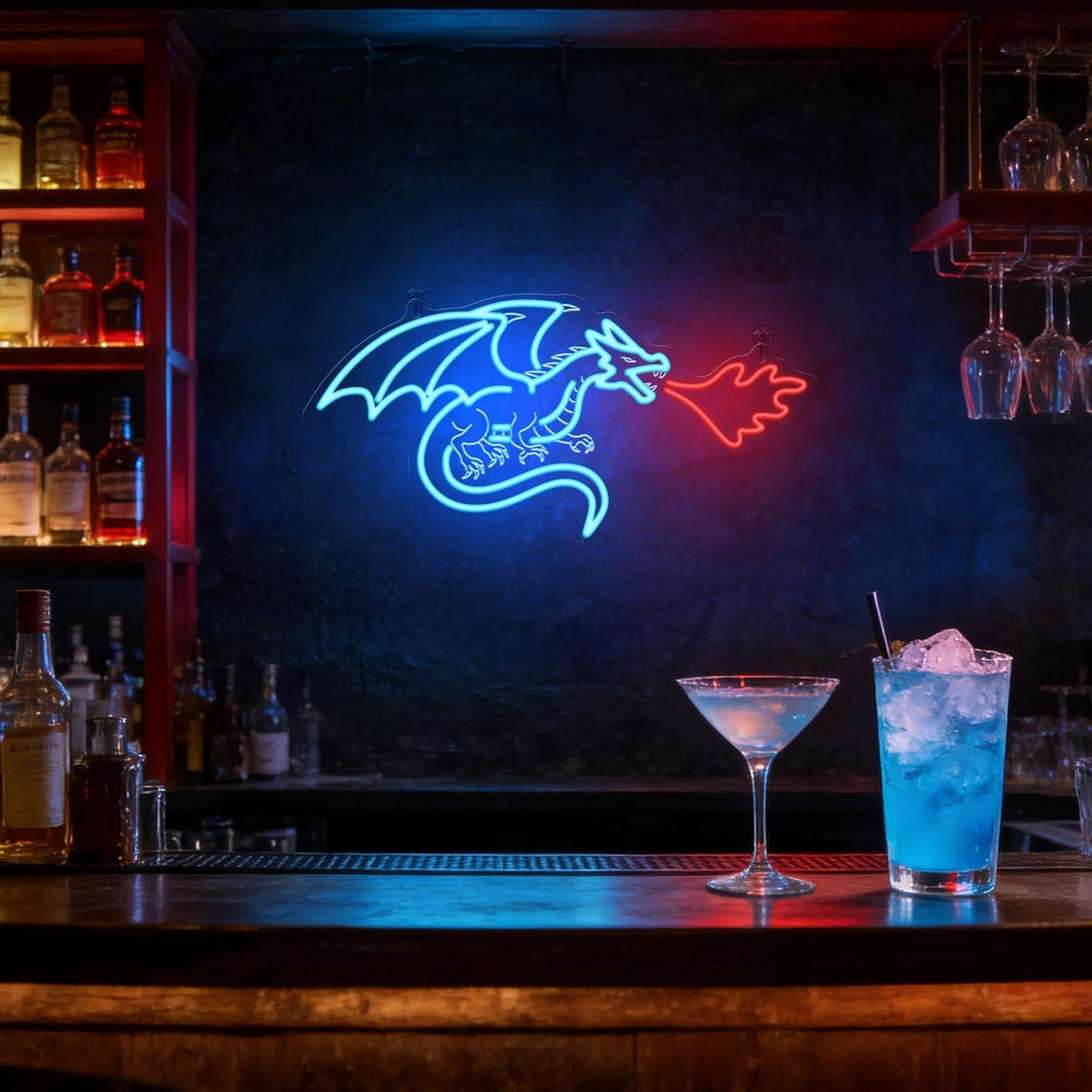 Dragon Neon Sign LED Dimmable  - đánh giá và giá Neon Sign Party