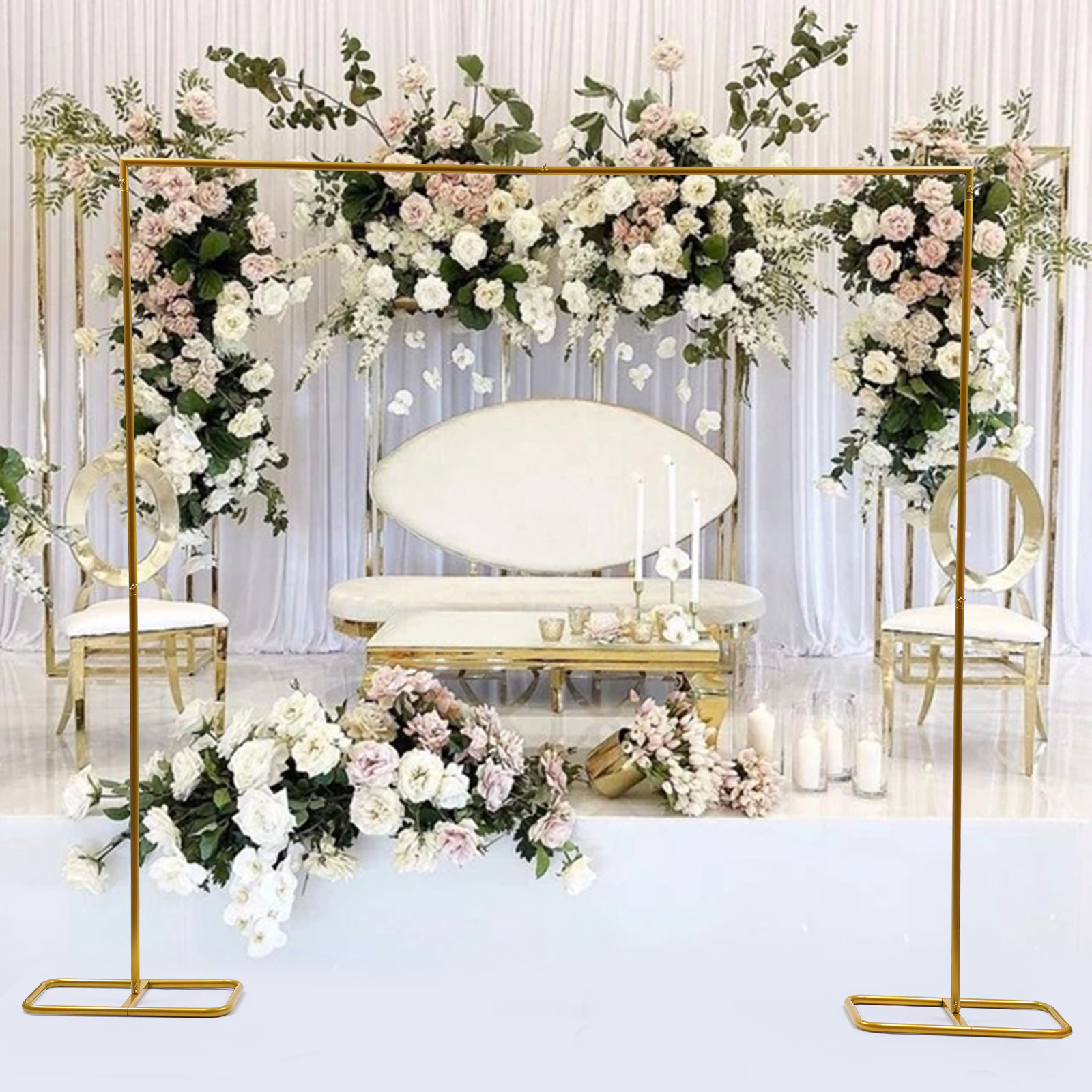 2.1x2m / 79x83inch Gold Weddin - đánh giá và giá Balloon Arch Kit