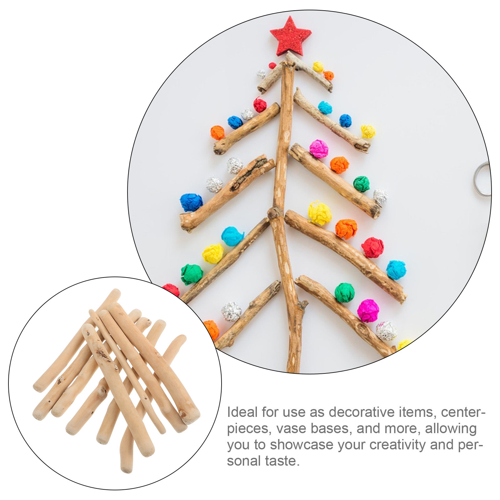 Driftwood Decor Natural Wood B - đánh giá và giá Centerpiece Stick