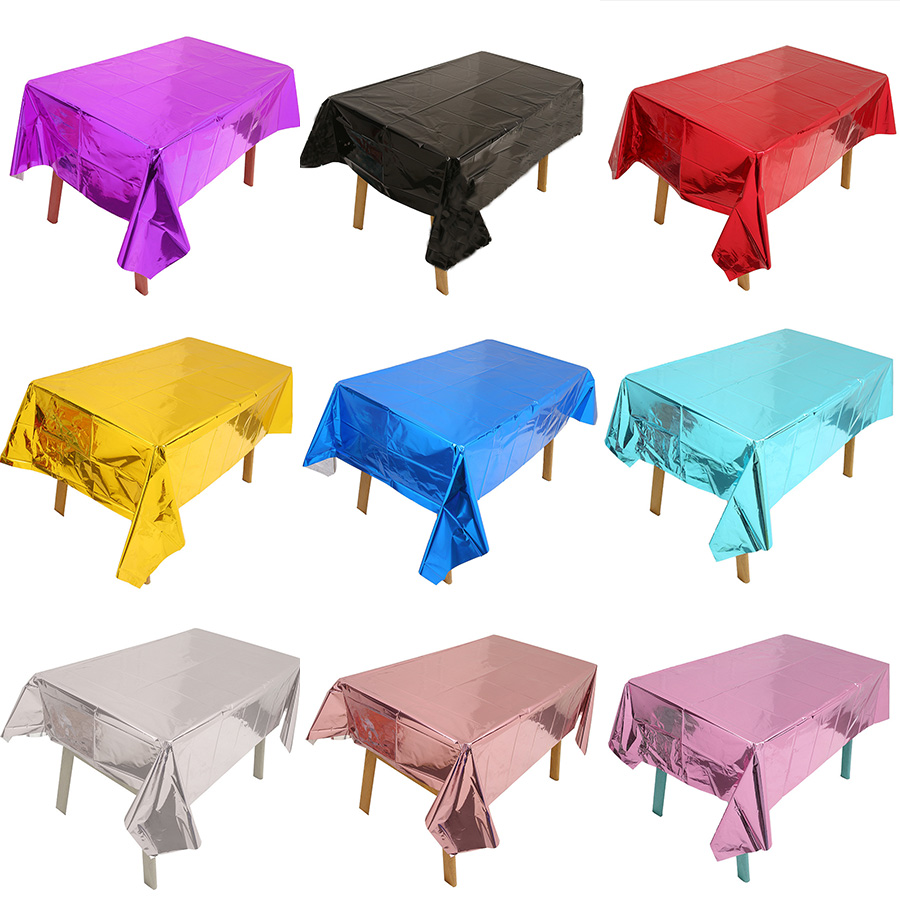 137cm*183cm Rose Gold Sliver D - đánh giá và giá Table Cloth Disposable