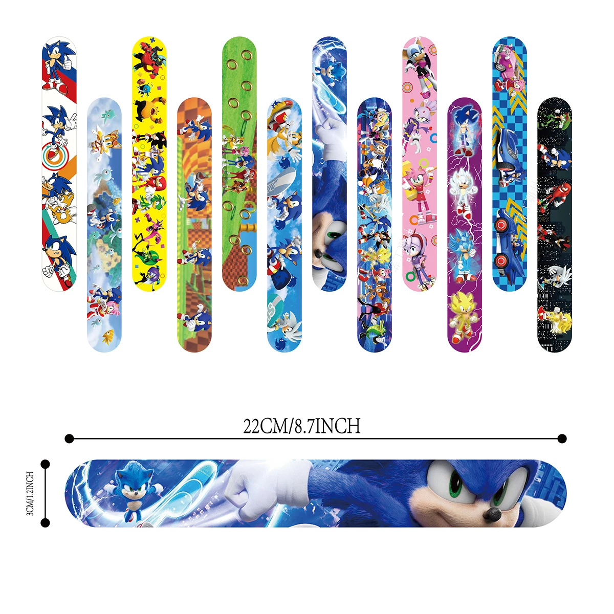 12/24/36pcs Sonic Slap Bracele - đánh giá và giá Party Favor Bag
