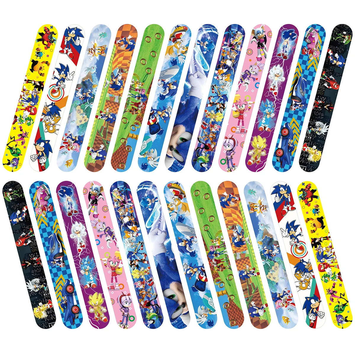 12/24/36pcs Sonic Slap Bracele - đánh giá và giá Party Favor Bag