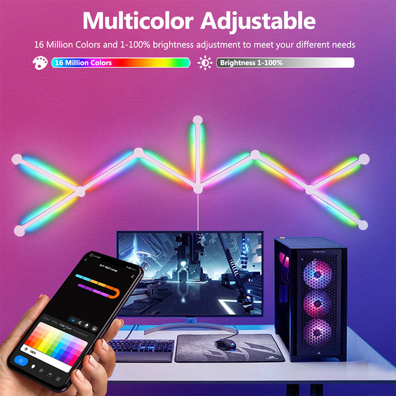 Smart RGB Wall Lamp, Bluetooth - đánh giá và giá Neon Sign Party