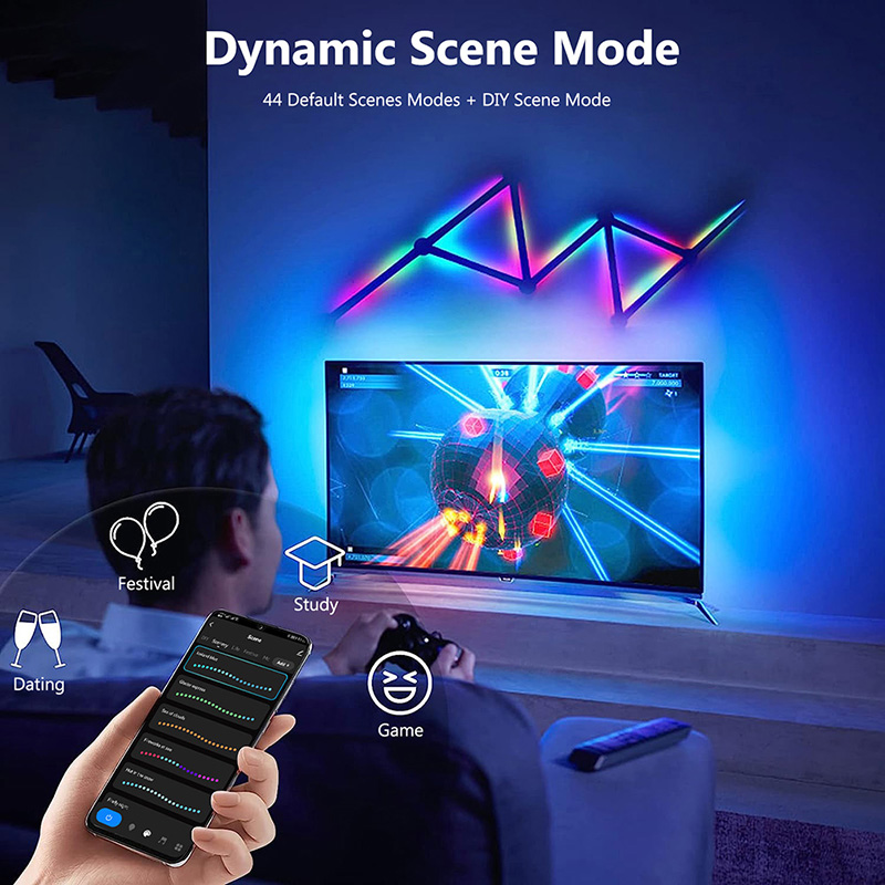 Smart RGB Wall Lamp, Bluetooth - đánh giá và giá Neon Sign Party