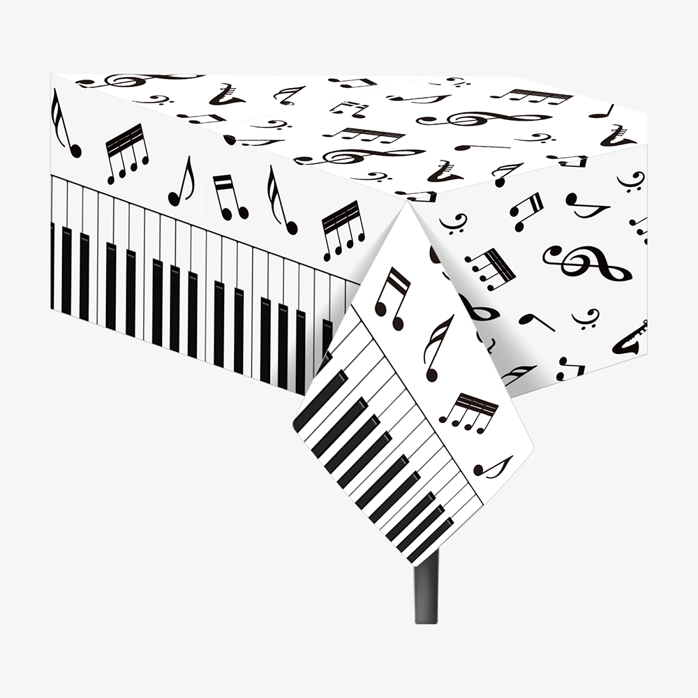 1pc Musical Note Tablecloth Di - đánh giá và giá Table Cloth Disposable