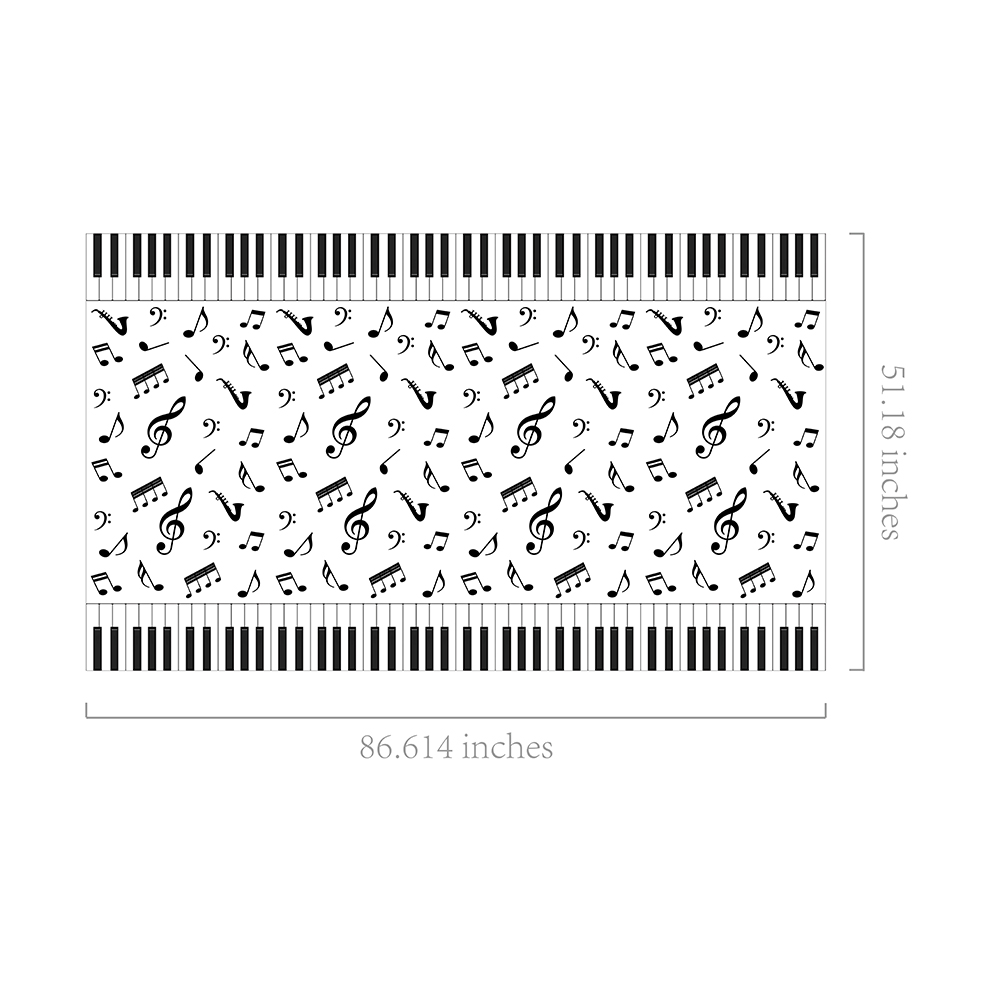 1pc Musical Note Tablecloth Di - đánh giá và giá Table Cloth Disposable