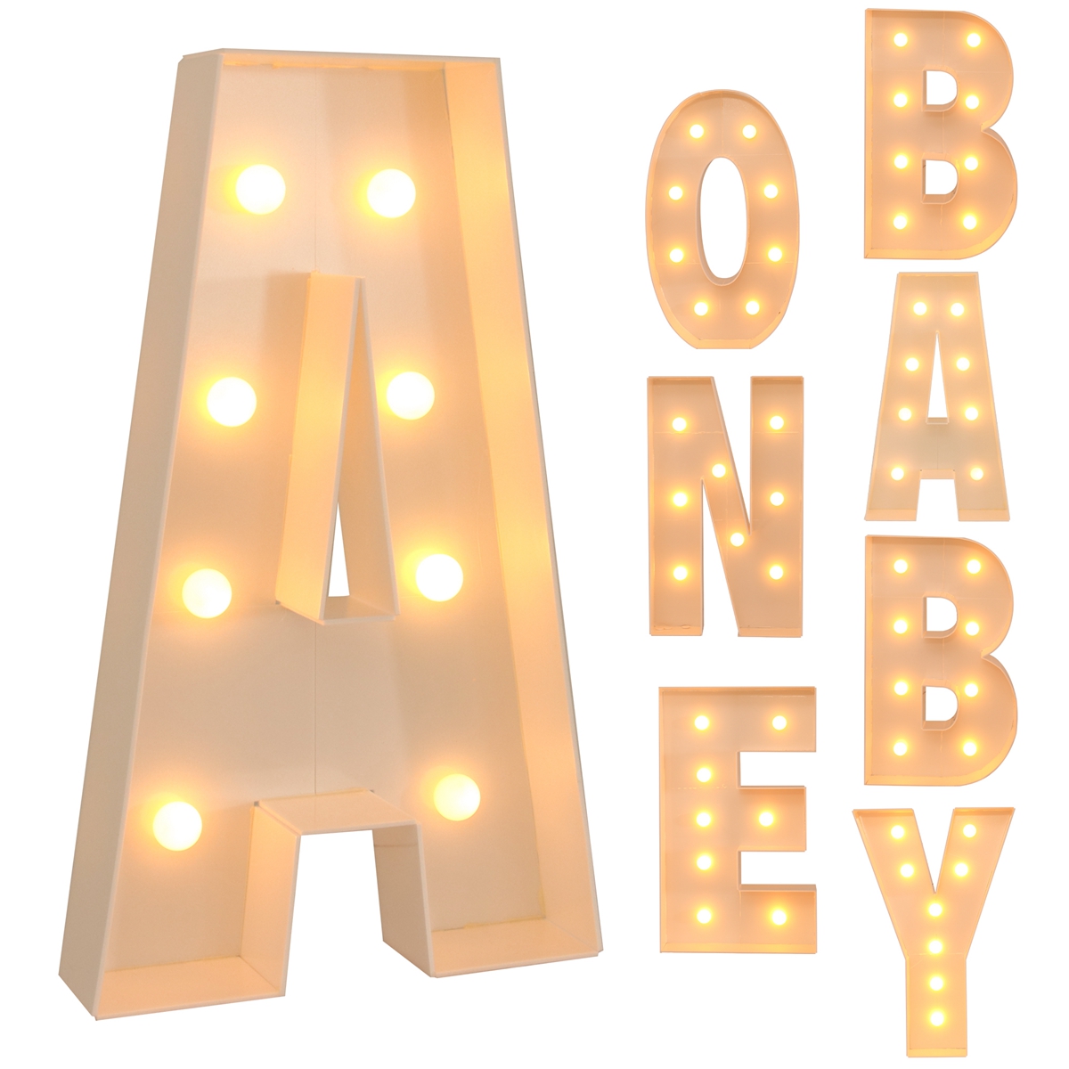 91.5CM Giant Letter Led Light  - đánh giá và giá Led Balloon Light