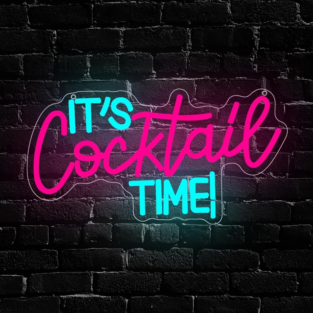 Cocktails Neon Sign USB Powere - đánh giá và giá Neon Sign Party