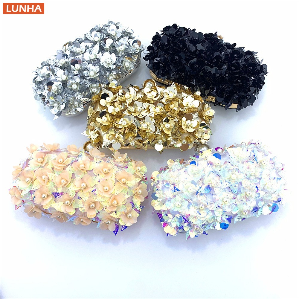 Women's Luxury Pearl Clutch Bo - đánh giá và giá Event Party Box