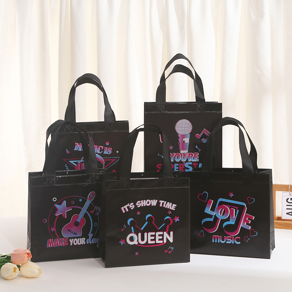 10Pcs Black Let's Rock Music T - đánh giá và giá Event Party Shop