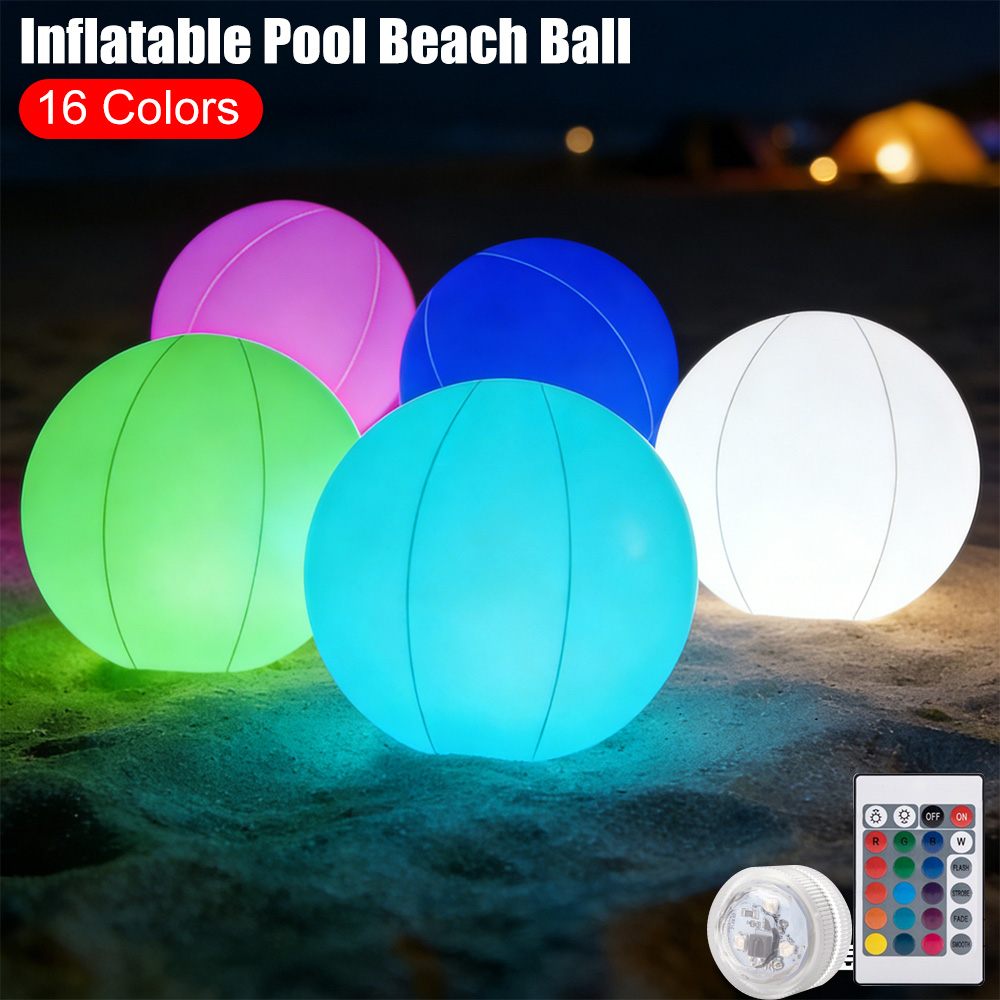 Inflatable Pool Beach Ball Lum - đánh giá và giá Led Balloon Light