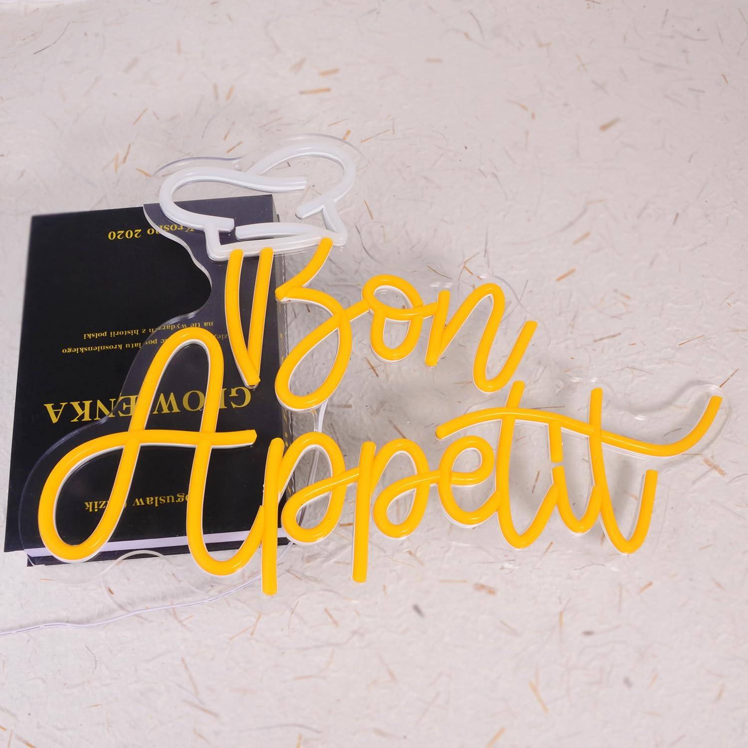 Bon Appetit Chef Hat Neon Sign - đánh giá và giá Neon Sign Party
