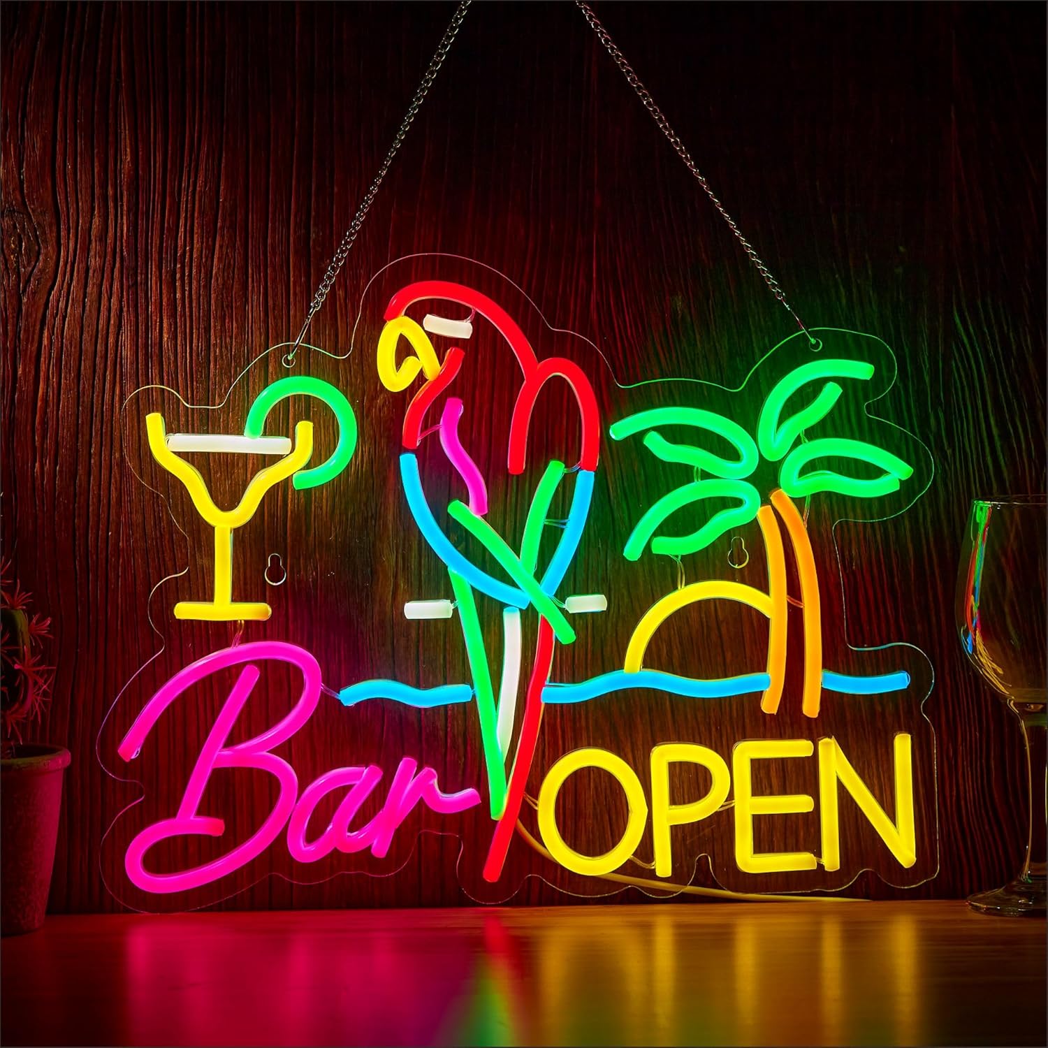 Bar Open Neon Sign Business Ar - đánh giá và giá Neon Sign Party