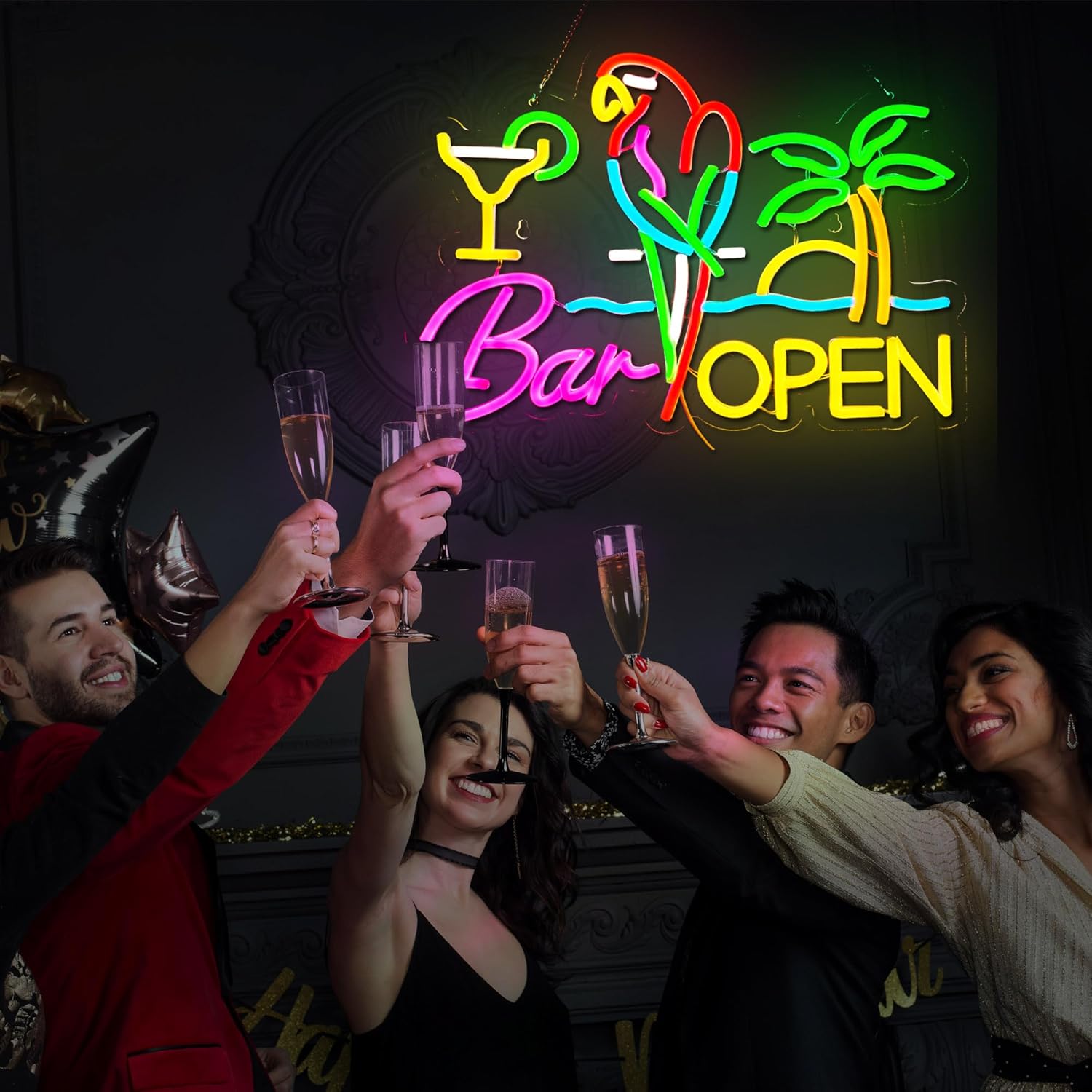 Bar Open Neon Sign Business Ar - đánh giá và giá Neon Sign Party