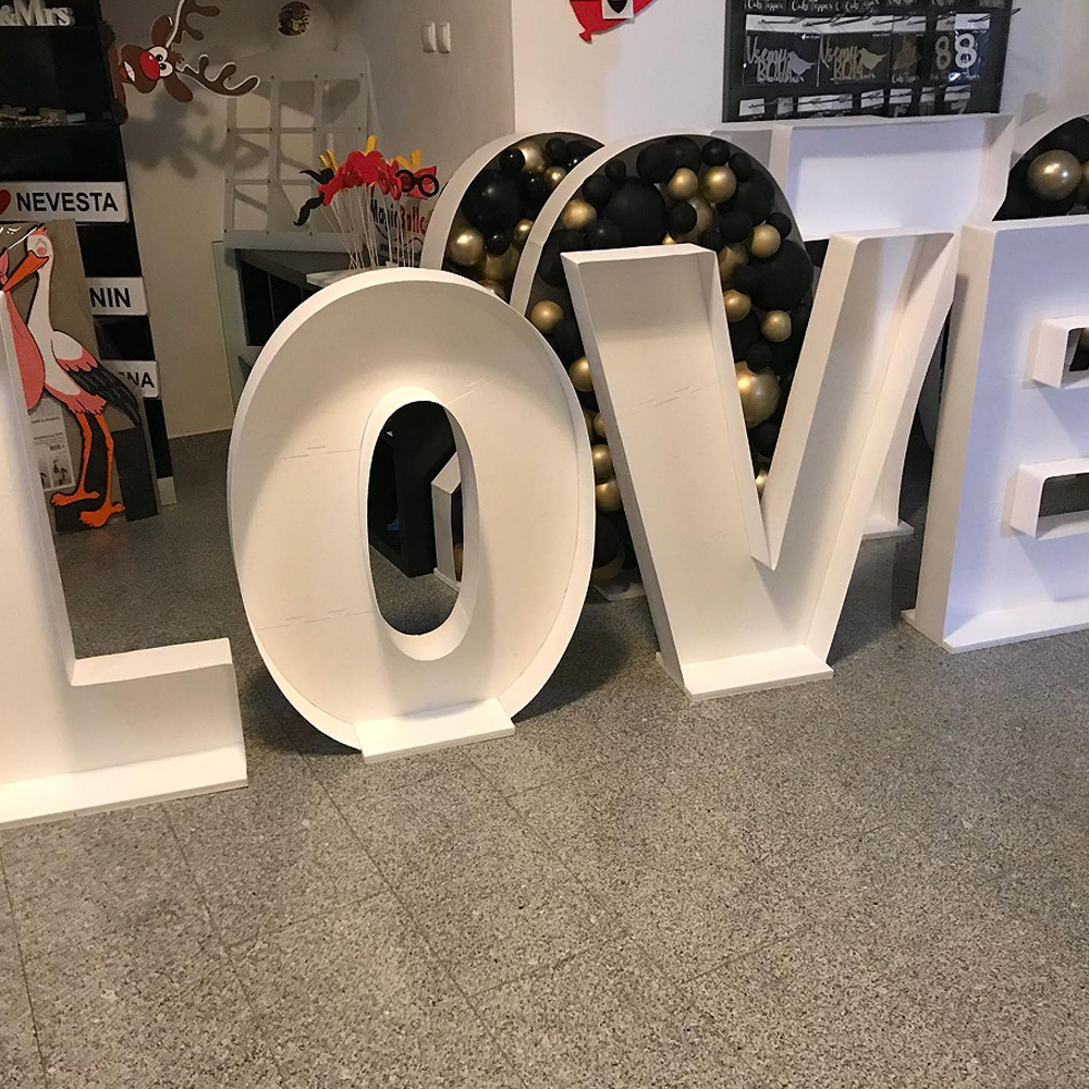 2.4FT Letters Balloons Frame M - đánh giá và giá Event Z