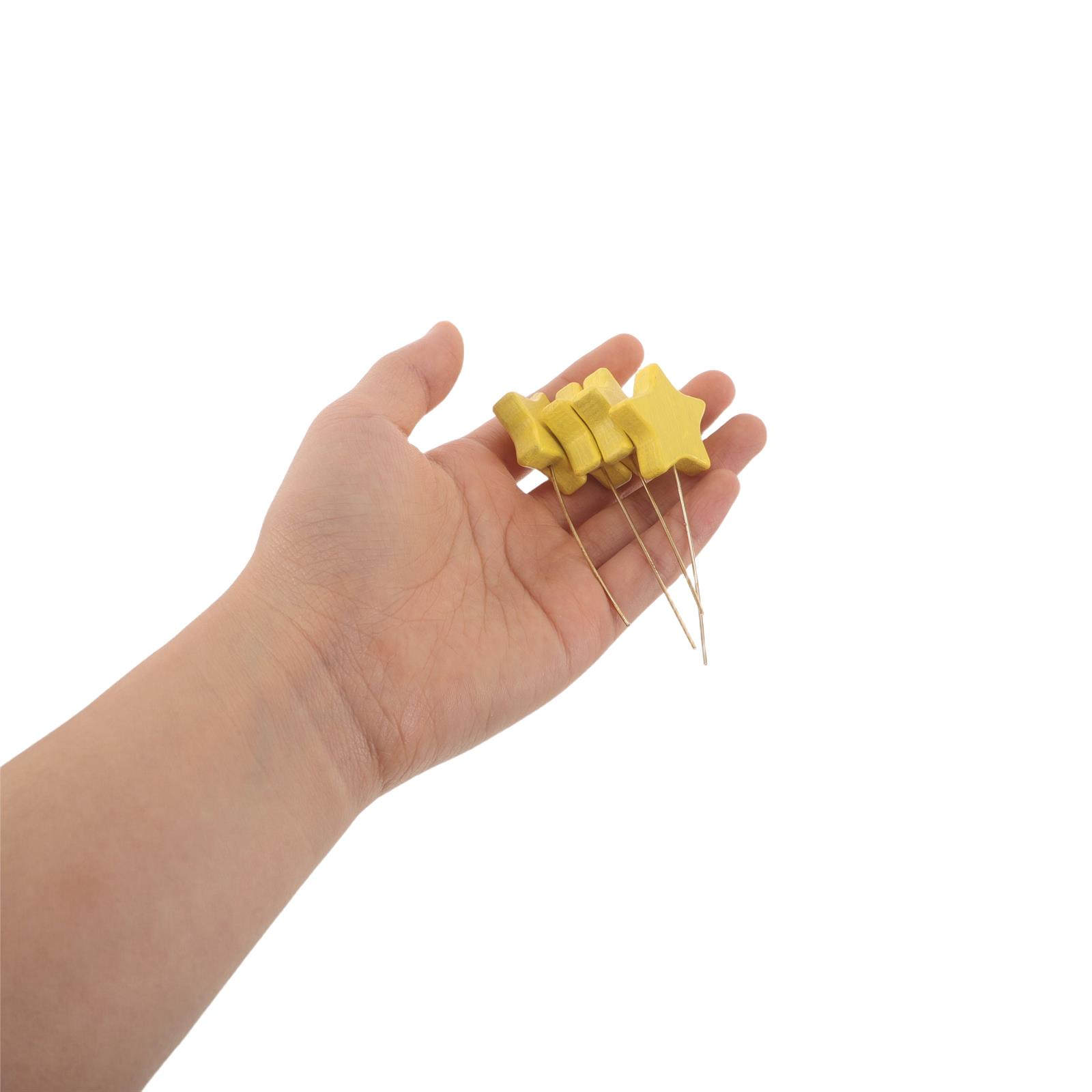 6Pcs Mini Wood Star Picks Five - đánh giá và giá Centerpiece Stick