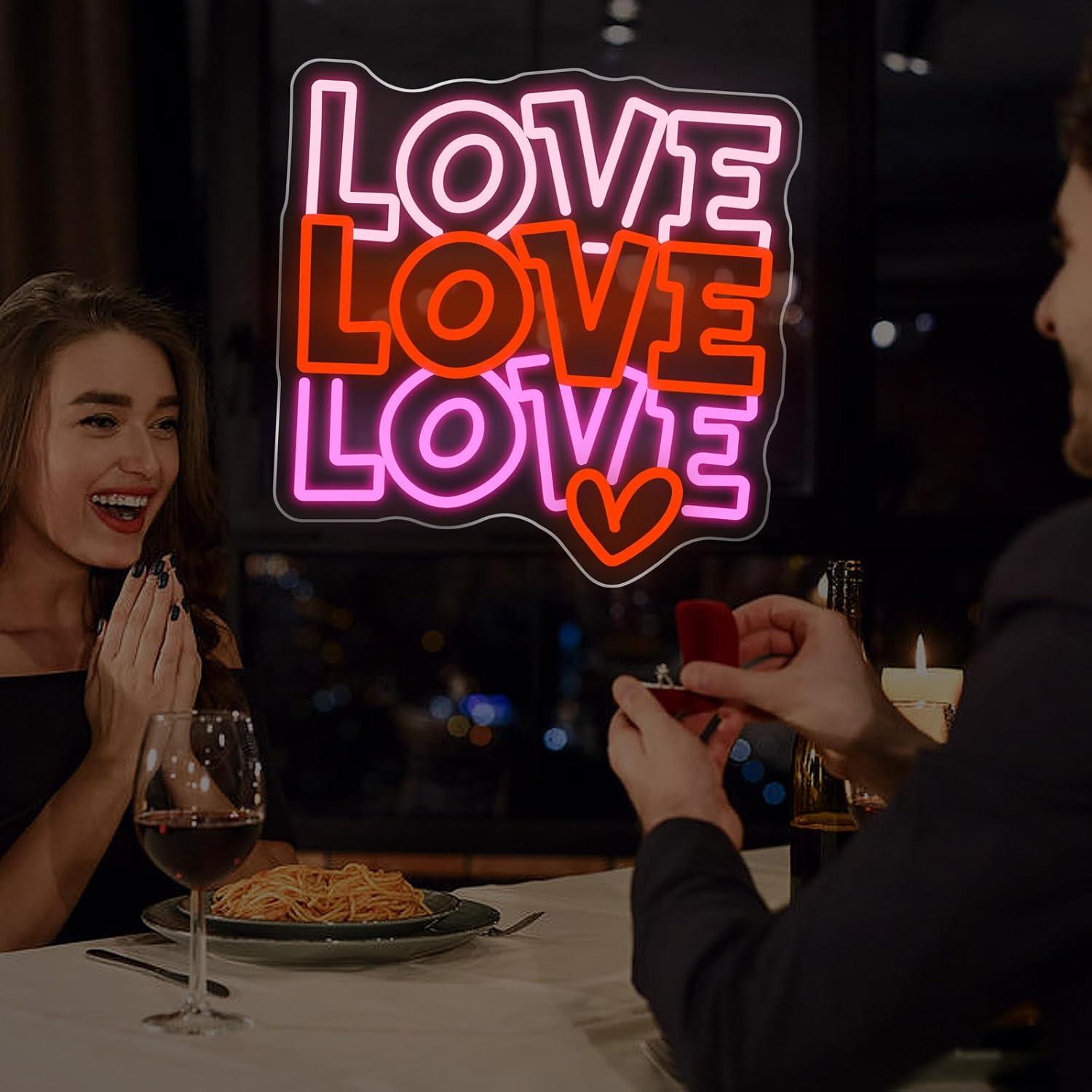 Love Neon Sign USB Dimmable LE - đánh giá và giá Neon Sign Party