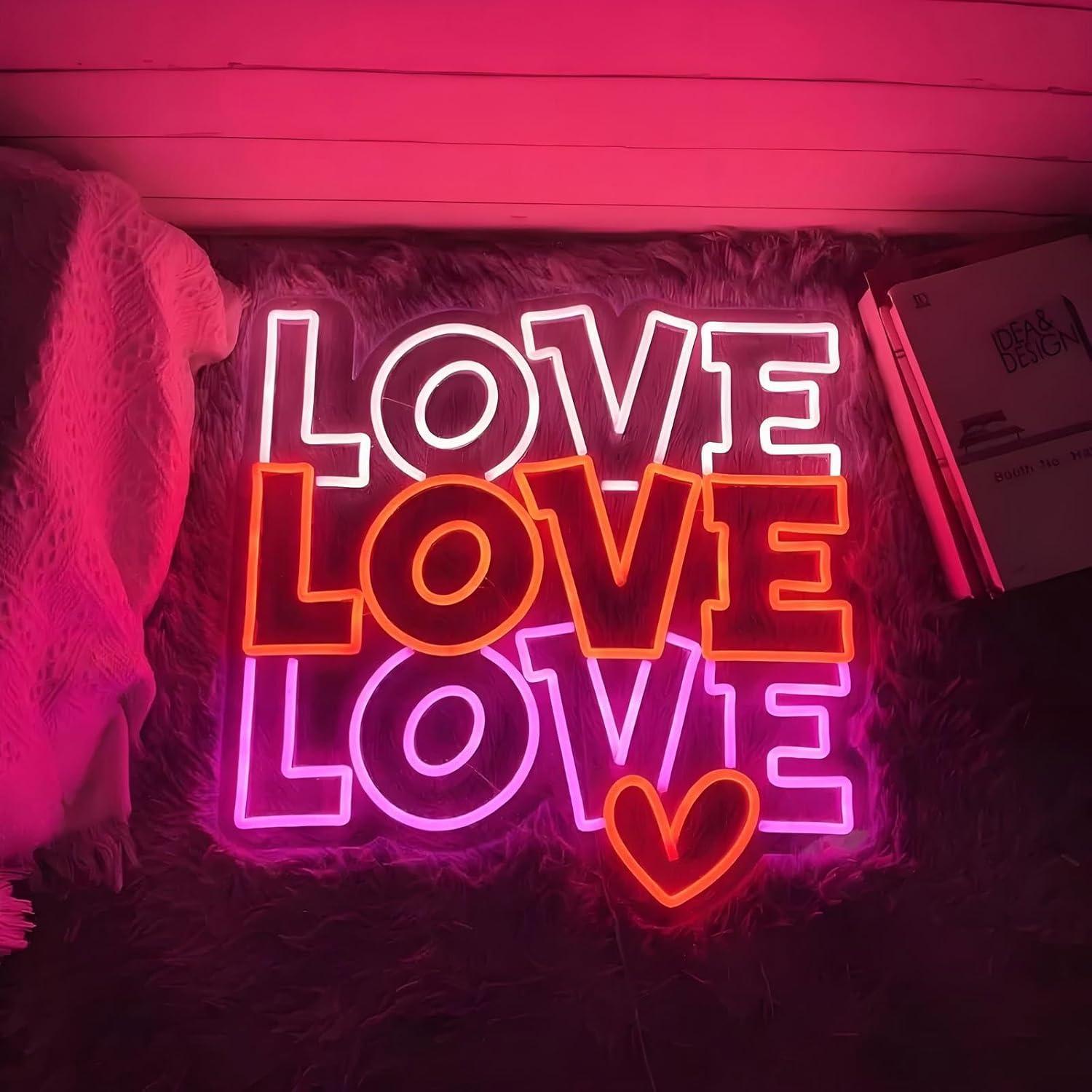Love Neon Sign USB Dimmable LE - đánh giá và giá Neon Sign Party