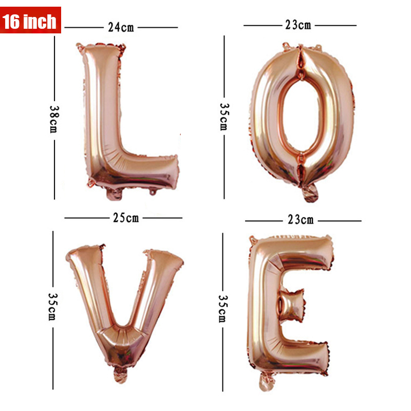 16 32 40 Inch Lá Thư Bóng A-Z  - đánh giá và giá Event Z