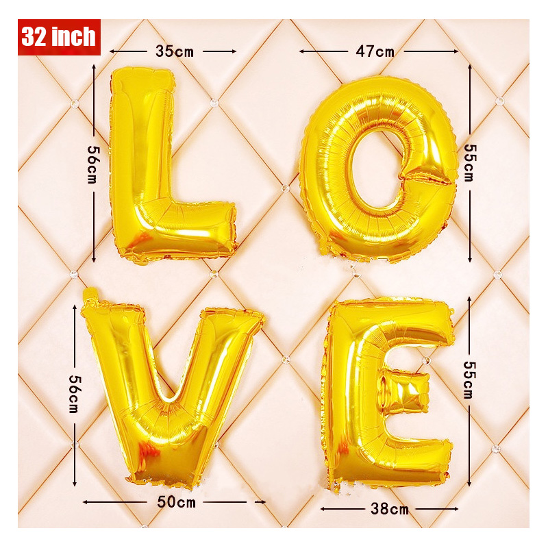 16 32 40 Inch Lá Thư Bóng A-Z  - đánh giá và giá Event Z