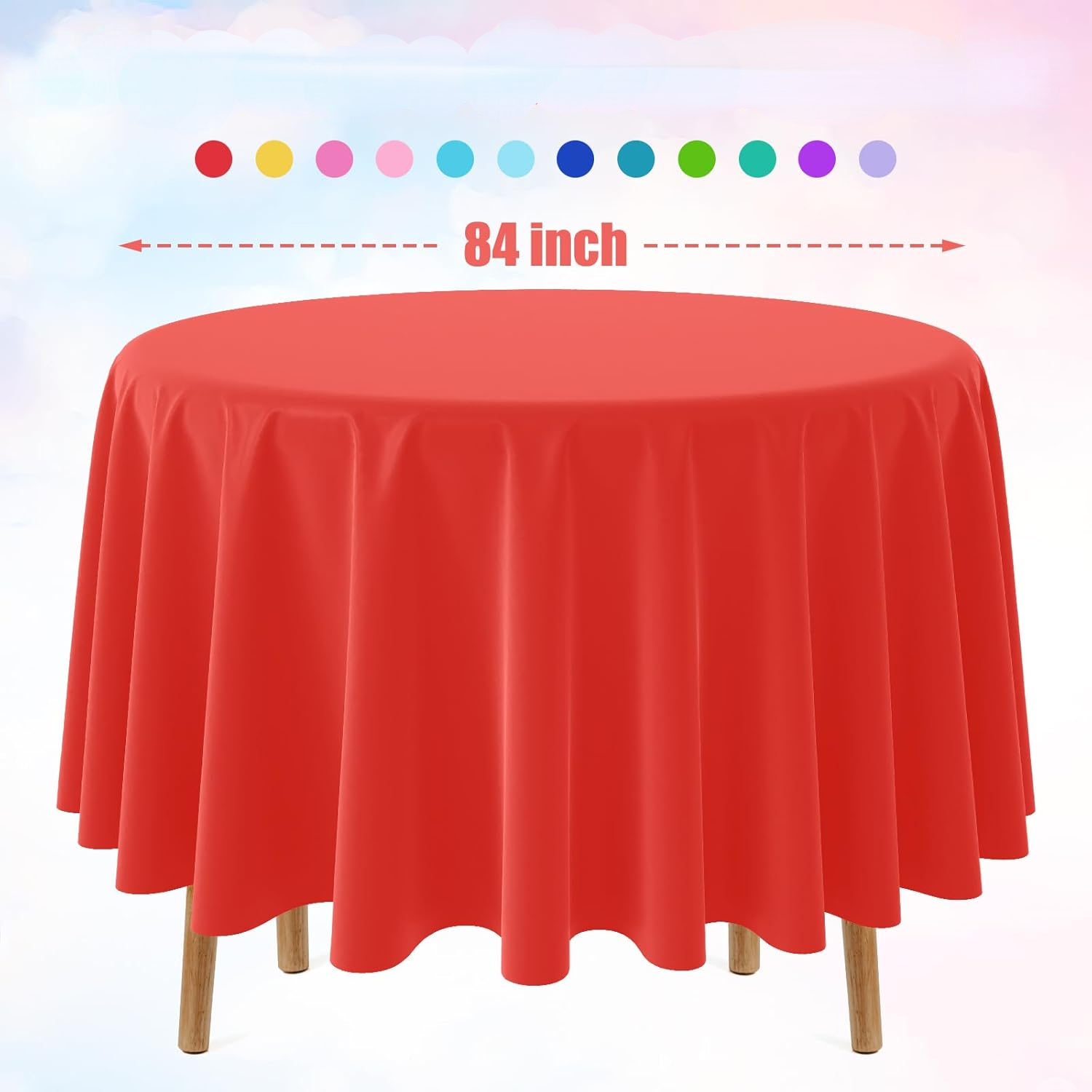 Disposable Round Solid Color T - đánh giá và giá Table Cloth Disposable