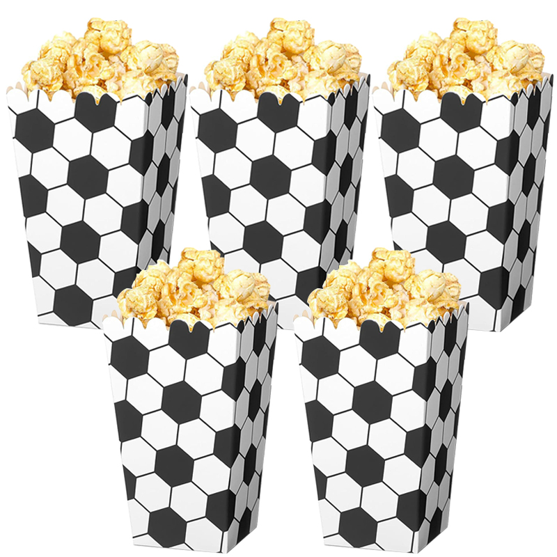 6/18Pcs  Football Popcorn Boxe - đánh giá và giá Event Party Box