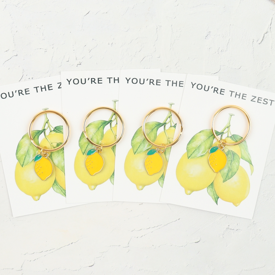 7 Chic Lemon Keychains, Includ - đánh giá và giá Event Party