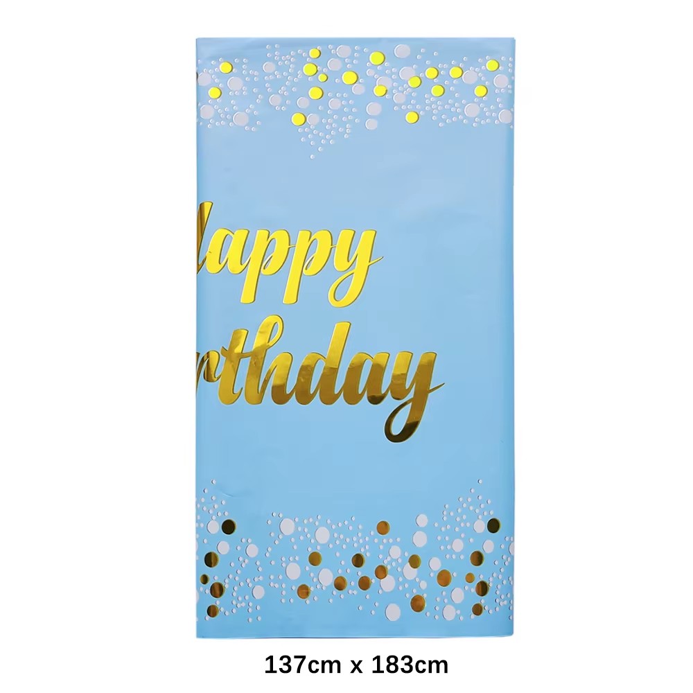 Happy Birthday Disposable Tabl - đánh giá và giá Table Cloth Disposable