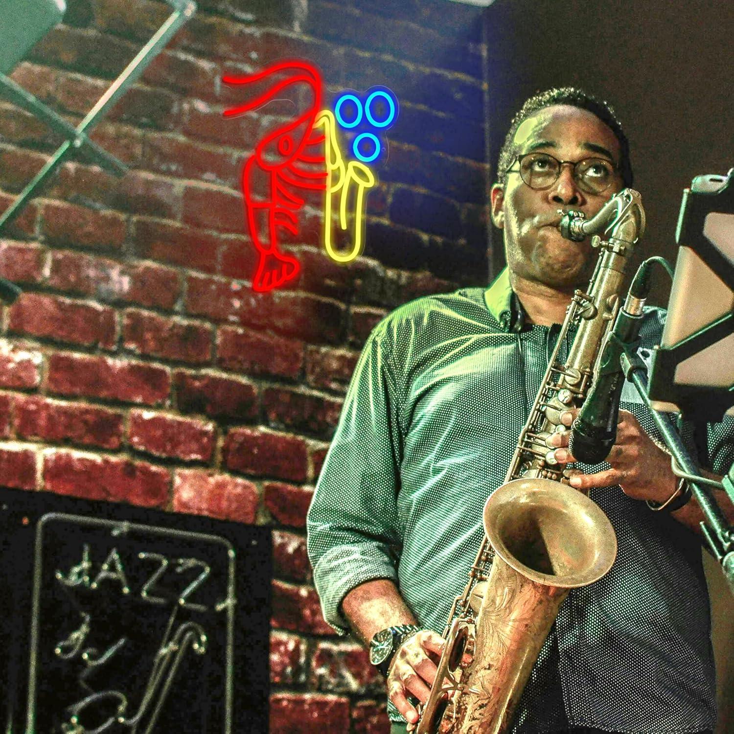 Lobster Saxophone Neon Sign Ja - đánh giá và giá Neon Sign Party
