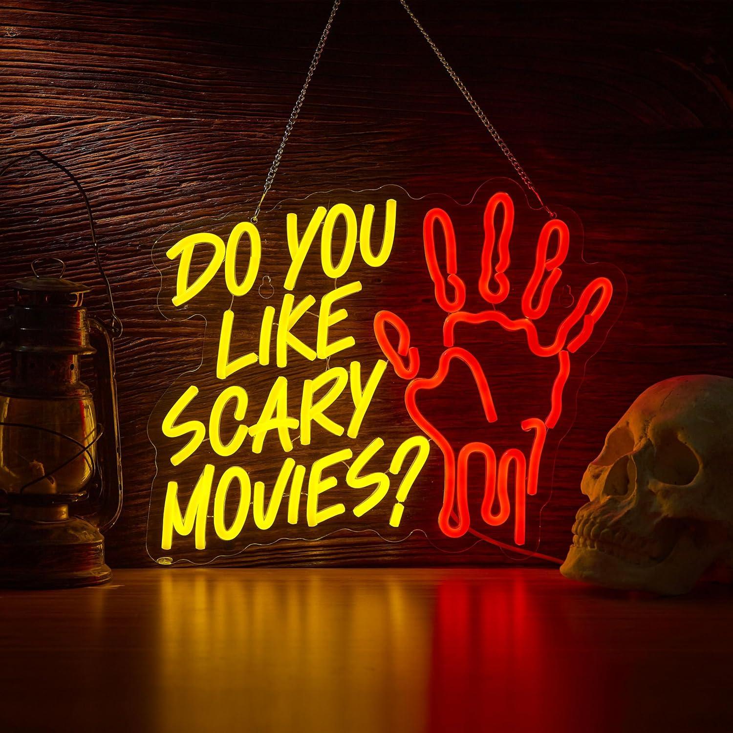 Do You Like Scary Movies Neon  - đánh giá và giá Neon Sign Party