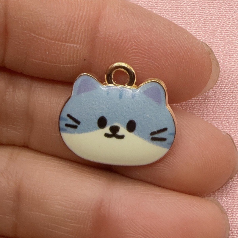 12pcs Printed Cat Head Alloy D - đánh giá và giá Event Party