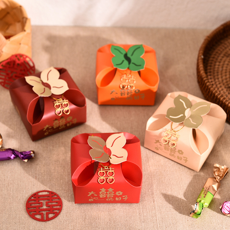 50pcs Orange Portable Gift Box - đánh giá và giá Event Party Box