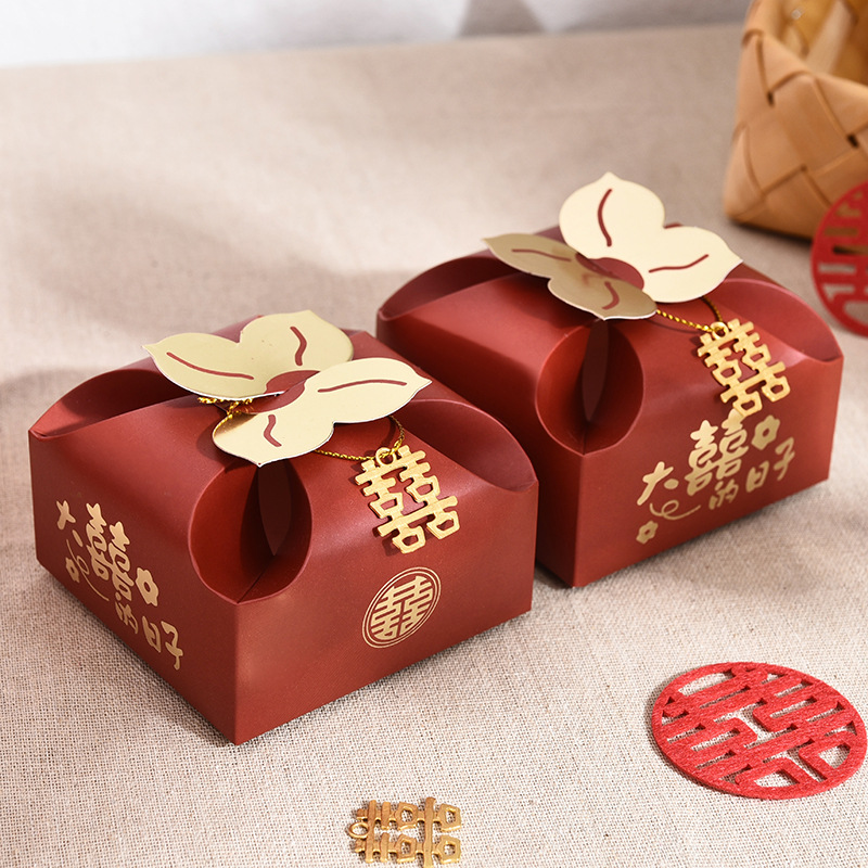 50pcs Orange Portable Gift Box - đánh giá và giá Event Party Box
